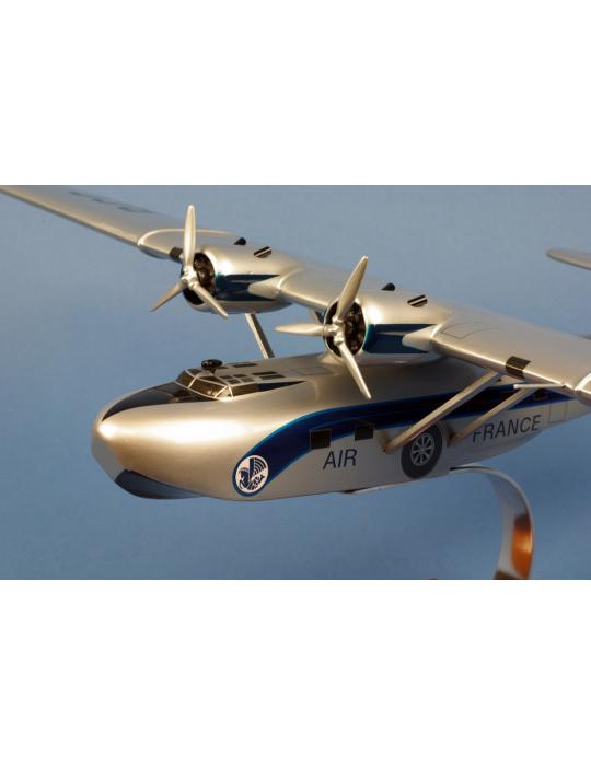 MAQUETTE BOIS PBY-5 CATALINA AIR FRANCE F-BBCC