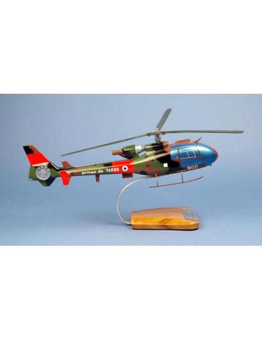 MAQUETTE BOIS GAZELLE AS341F EALAT DAX