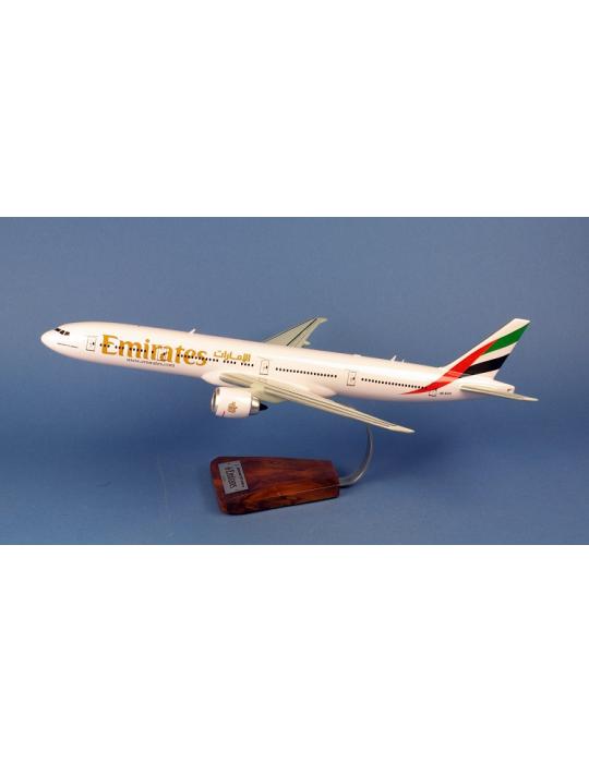 MAQUETTE BOIS BOEING 777-31H. ER A6-ECH EMIRATES