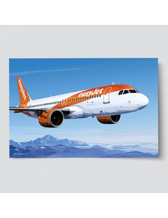 POSTER A320 EASYJET