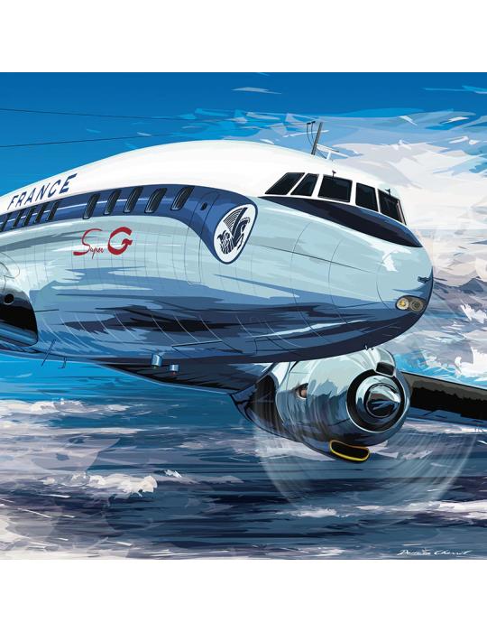 POSTER SUPER CONSTELLATION AF Damien Charrit