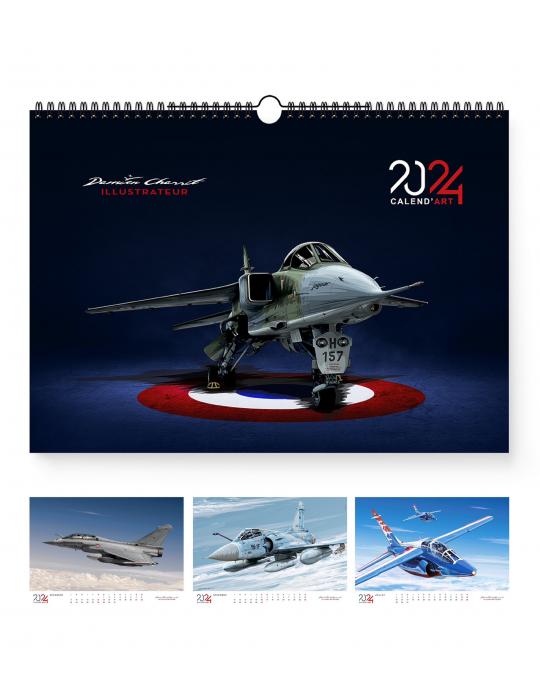 CALENDRIER ILLUSTRATIONS DAMIEN CHARRIT 2024