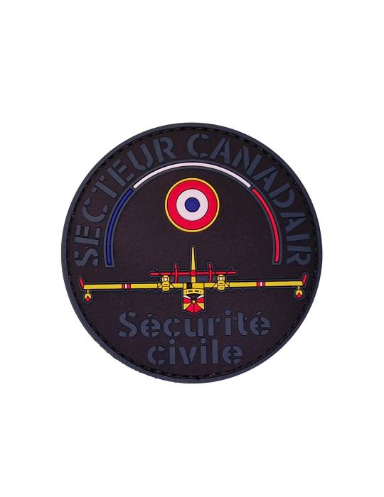 PATCH CANADAIR FACE COCARDE PVC