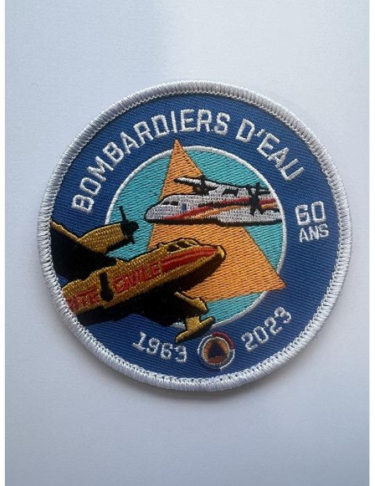 PATCH BOMBARDIERS D'EAU 60 ANS TISSUS VELCROS