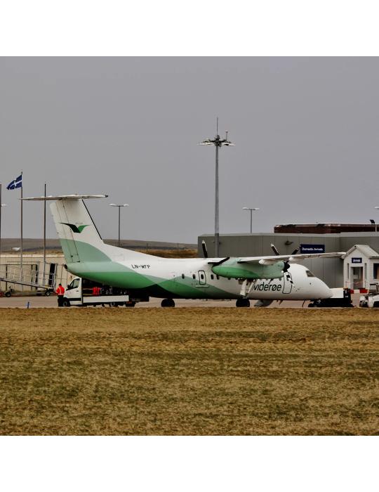 PORTE CLES DASH 8 LN-WFP WIDEROE