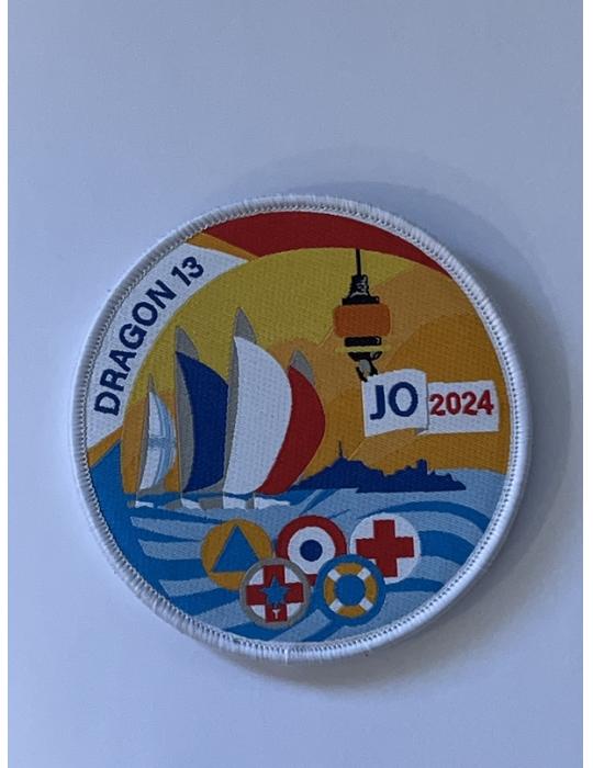 PATCH DRAGON 13 TISSUS -JO 2024-VELCROS