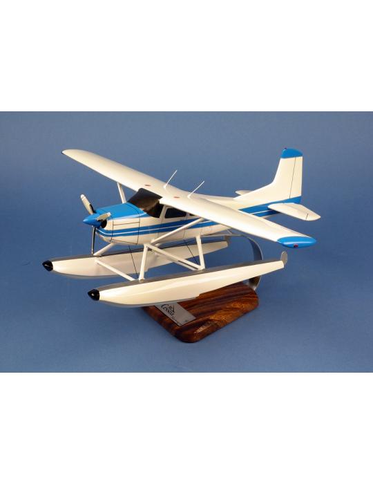 MAQUETTE BOIS CESSNA 185 HYDRAVION