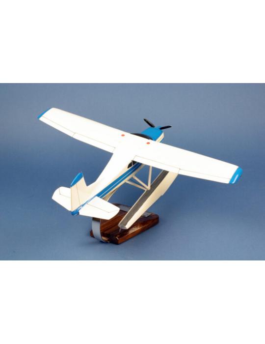 MAQUETTE BOIS CESSNA 185 HYDRAVION