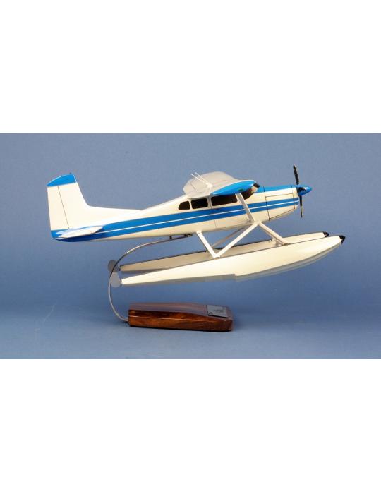 MAQUETTE BOIS CESSNA 185 HYDRAVION