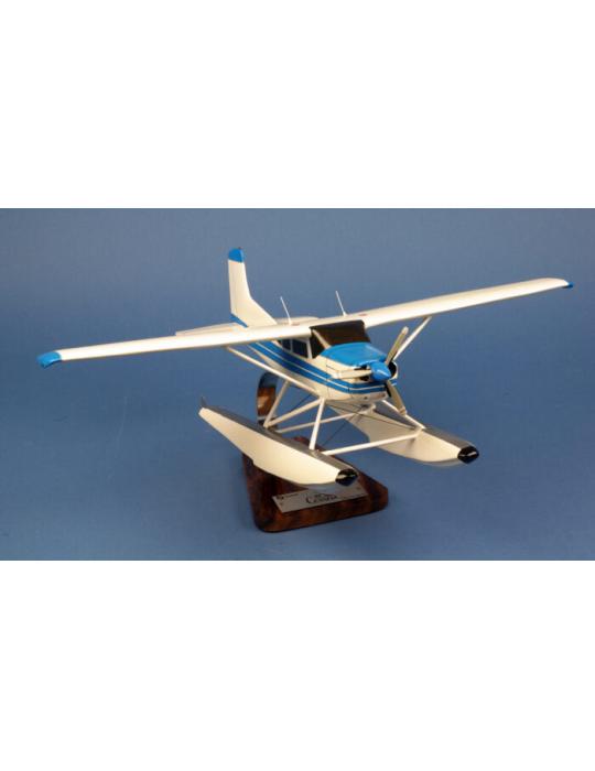 MAQUETTE BOIS CESSNA 185 HYDRAVION