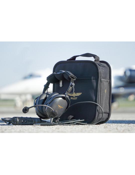 CASQUE ANR PM6 CARBONNE DESIGN 4 PILOTS BLUETOOTH-DETECTEUR DE CO-LAMPE POUR VOL DE NUIT