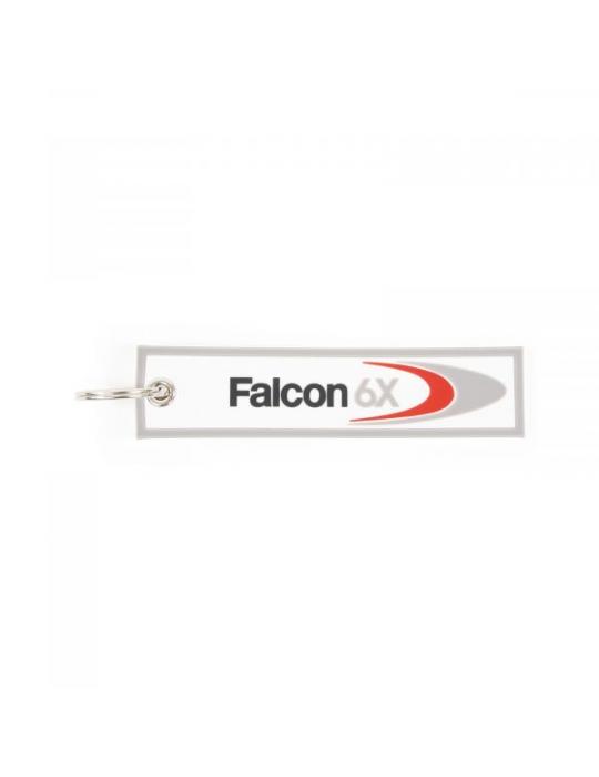 PORTE CLES FLAMME FALCON 6X PVC