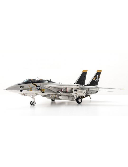 MAQUETTE METAL F-14A TOMCAT US NAVY VF-84 JOLLY ROGERS AJ211 1978 1/72ème