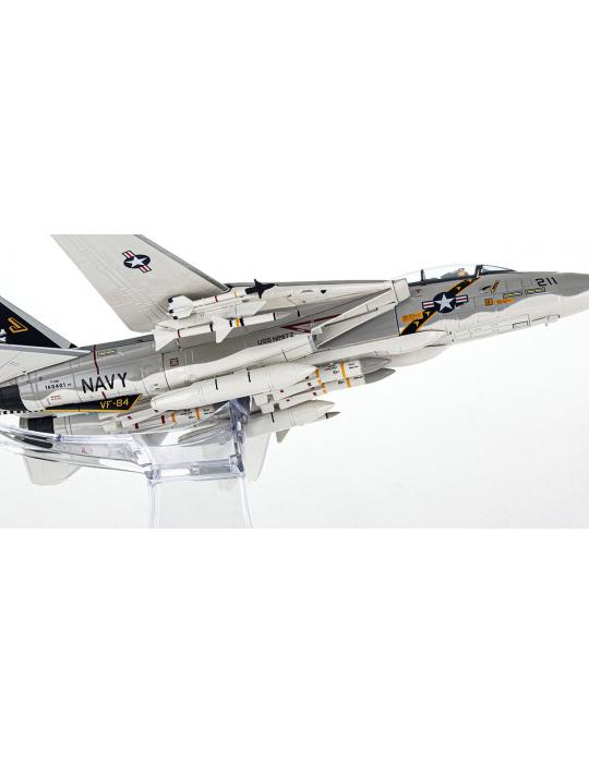 MAQUETTE METAL F-14A TOMCAT US NAVY VF-84 JOLLY ROGERS AJ211 1978 1/72ème