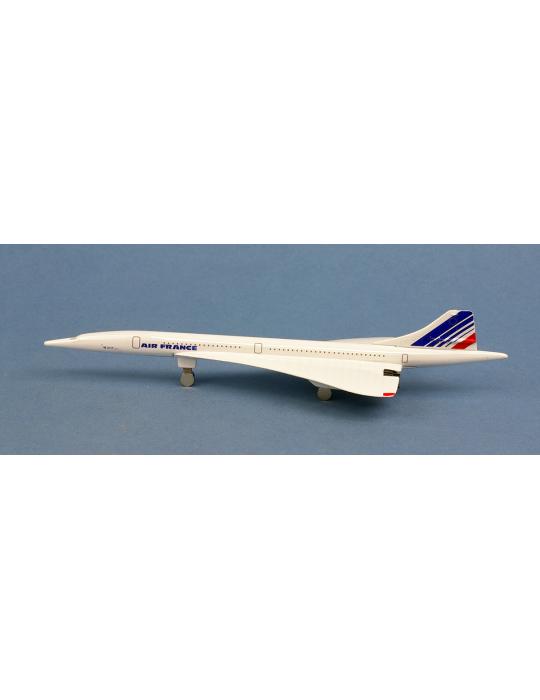 MAQUETTE METAL-PLASTIQUE CONCORDE AIR FRANCE  JOUET 15 CM