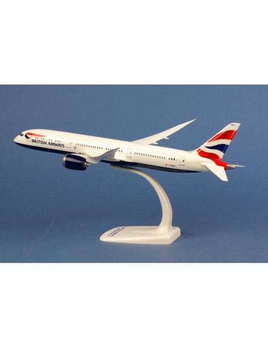 MAQUETTE PLASTIQUE BOEING 787-9 DREAMLINER BRITISH AIRWAYS G-ZBKA 1/200