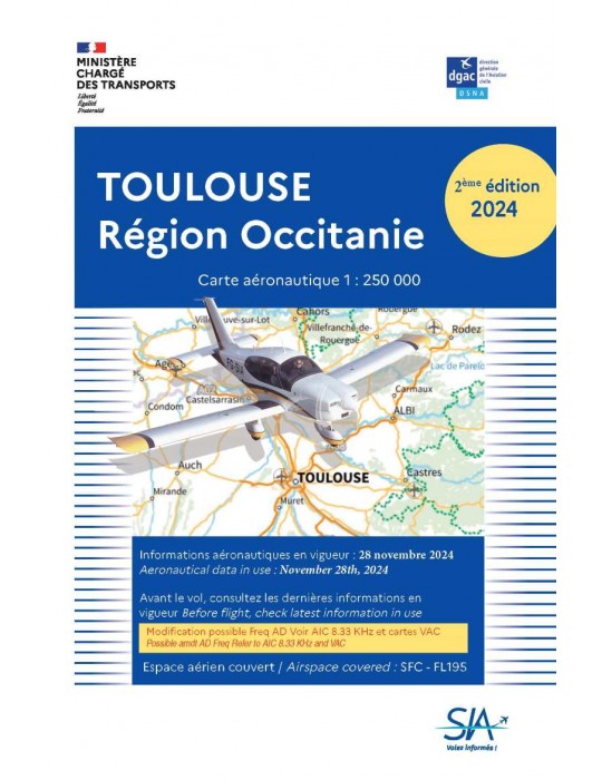 CARTE TOULOUSE OCCITANIE PAPIER 2024 (édition 1)-SIA