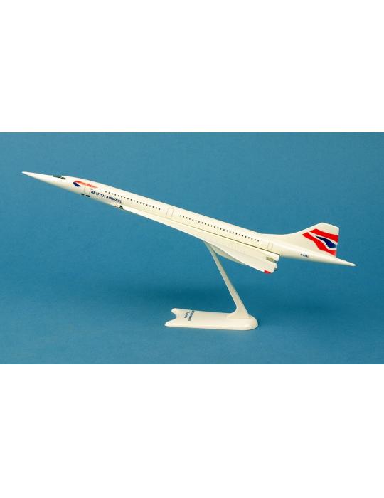 MAQUETTE PLASTIQUE CONCORDE G-BOAC BRITISH AIRWAYS 1/250