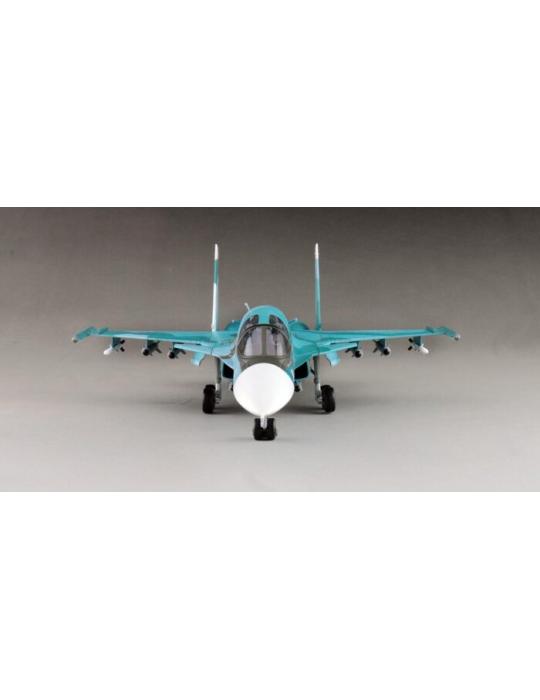 MAQUETTE METAL SUKHOI SU-34 FULLBACK FIGHTER BOMBER RED 23 RUSSIAN AIR FORCE UKRAINE MARS 2023  1/72ème