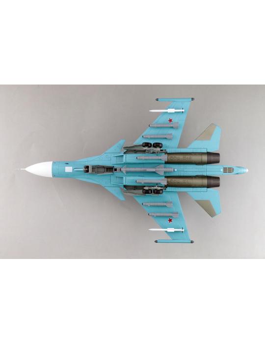 MAQUETTE METAL SUKHOI SU-34 FULLBACK FIGHTER BOMBER RED 23 RUSSIAN AIR FORCE UKRAINE MARS 2023  1/72ème