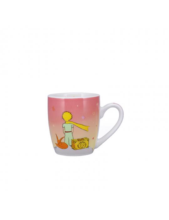 TASSE A CAFE LE PETIT PRINCE VALISE ROSE