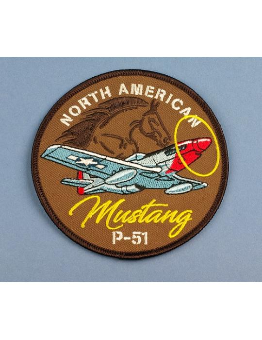 PATCH P-51 MUSTANG BRODE 10 cm