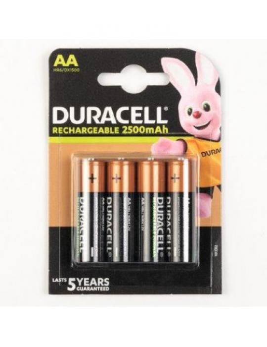 PILES DURACELL RECHARGEABLES AA 2500MAH 