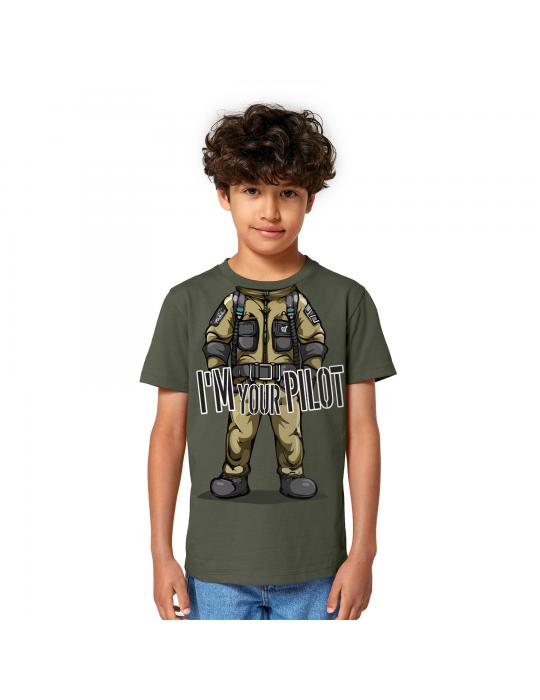 T SHIRT ENFANT MINI PILOTE RAFALE