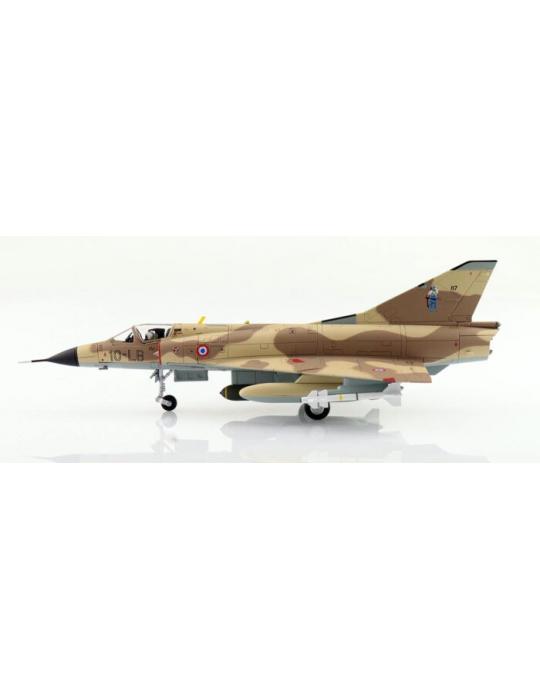 MAQUETTE METAL MIRAGE IIIC 87/10-LB, EC 03/010 VEXIN ARMEE DE L'AIR DJIBOUTI OCTOBRE 1984 ECHELLE 1/72